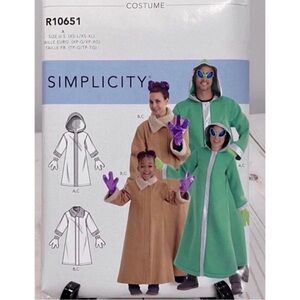 ⭐️5 for $28⭐️ NEW Simplicity R10651 Costumes Sewing Patterns